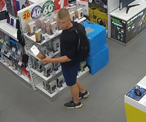Złodziejaszek ze zdjęć poszukiwany! Upodobał sobie jeden sklep w Gliwicach [ZDJĘCIA]