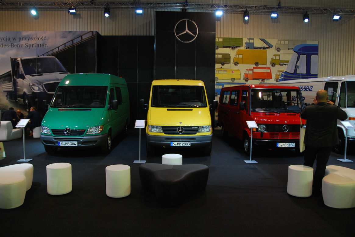 Dostawcze Mercedesy