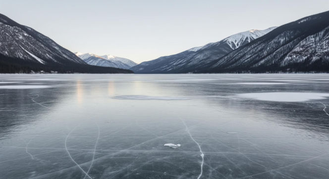 Rowery na zamarzniętym jeziorze. Co grozi za lekkomyślność w Tatrach?