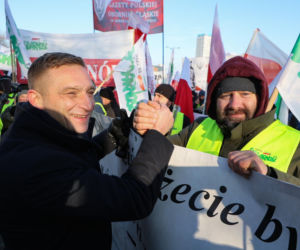 Protest rolników w Warszawie (9.01.2026)