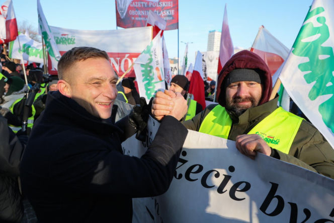 Protest rolników w Warszawie (9.01.2026)