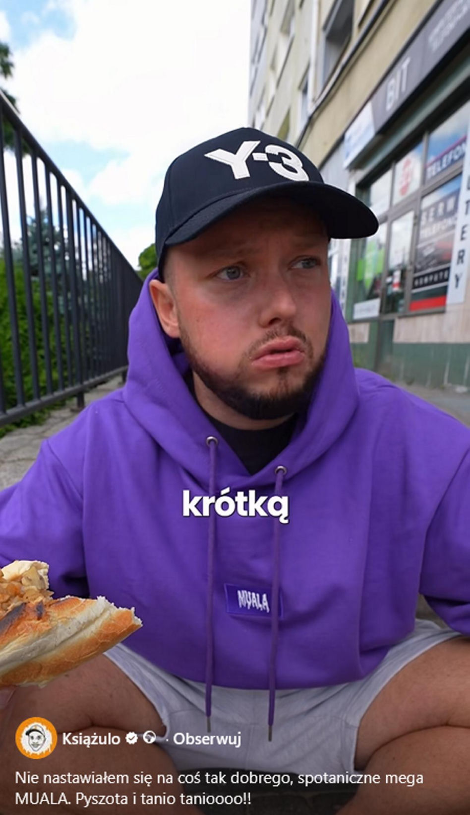 Książulo zjadł kultowe buły ze Sławna. "Spontaniczne mega muala"