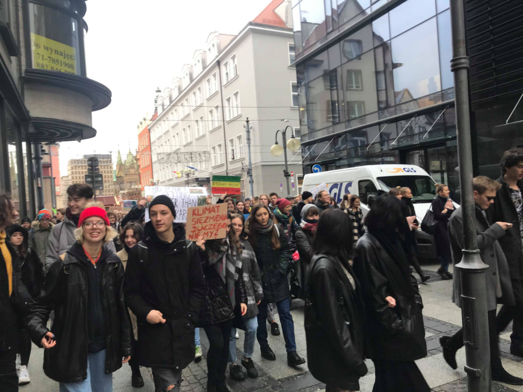 Manifestacja w obronie klimatu