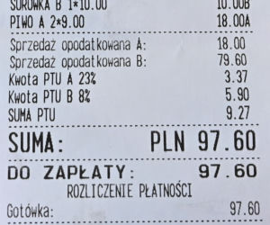 Paragony grozy nad Bałtykiem