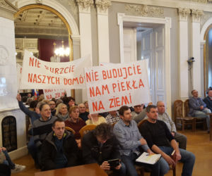 Protest mieszkańców Rzędzina 