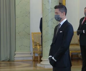 Robert Lewandowski otrzymał order od Andrzeja Dudy