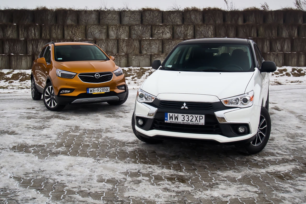 Mitsubishi ASX 1.6 MIVEC 2WD Invite vs. Opel Mokka X 1.6 CDTi 136 KM 4x4 Elite