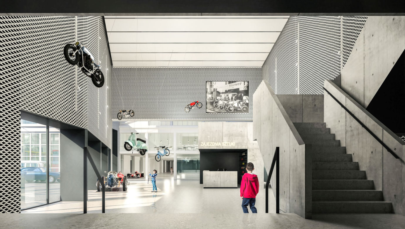 Rozbudowa Muzeum Techniki i Komunikacji w Szczecinie - wizualizacja