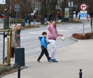 Misiek Koterski spędza Wielkanoc z rodziną w Sopocie