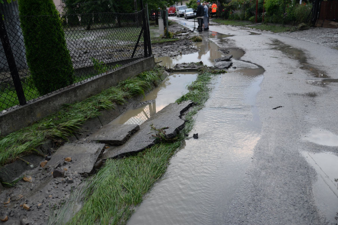 Potężne nawałnice znów zalały Małopolskę