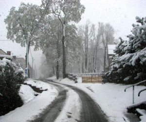 Chełmsko Śląskie - śnieg w maju