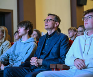 Mateusz Morawiecki podczas spotkania z mieszkańcami Janowa Lubelskiego