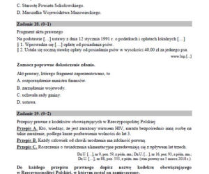 Matura 2018 WOS rozszerzony