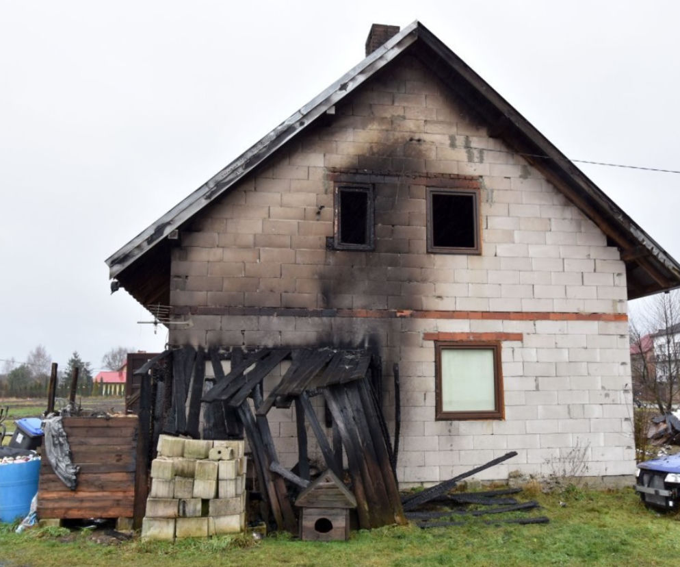 pożar Baranów Sandomierski
