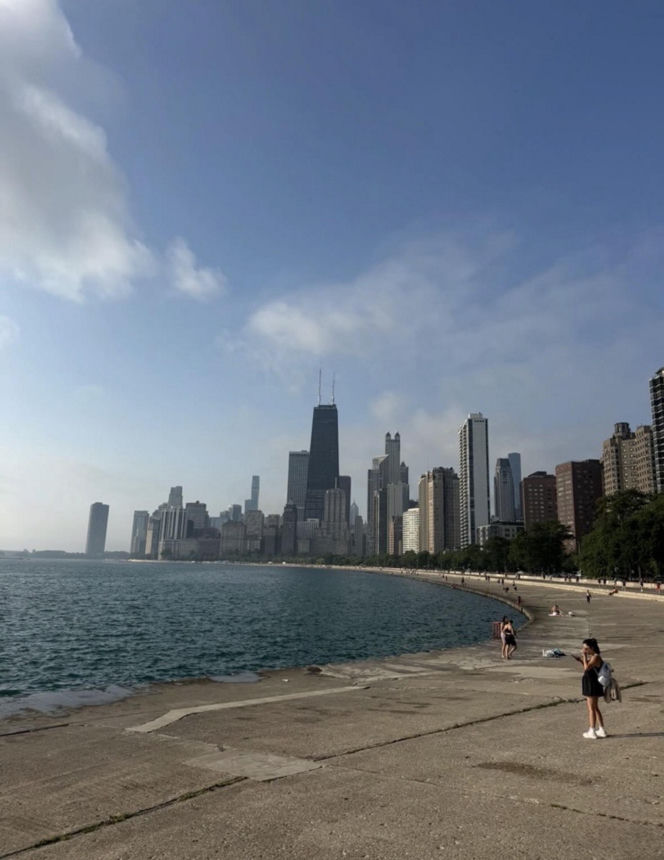 Anna Lewandowska poznaje Chicago