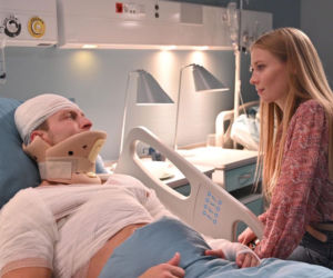 Barwy szczęścia odc. 2453. Dominika (Karolina Chapko), Sebastian (Marek Kacper Krupski)