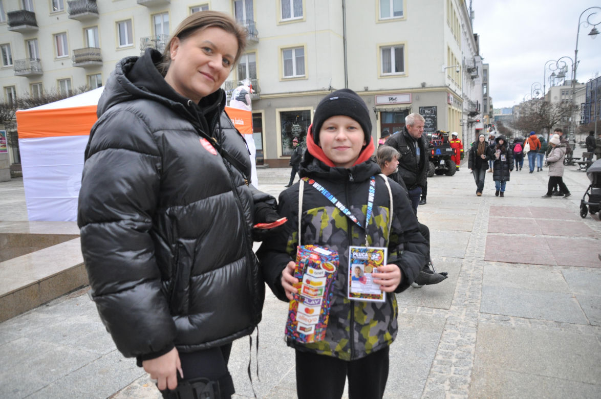 Nataniel Szyba z mamą Izabelą