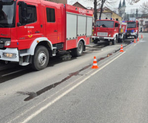 Pożar budynku gospodarczego w Szczurowej. Zobacz zdjęcia z akcji gaśniczej