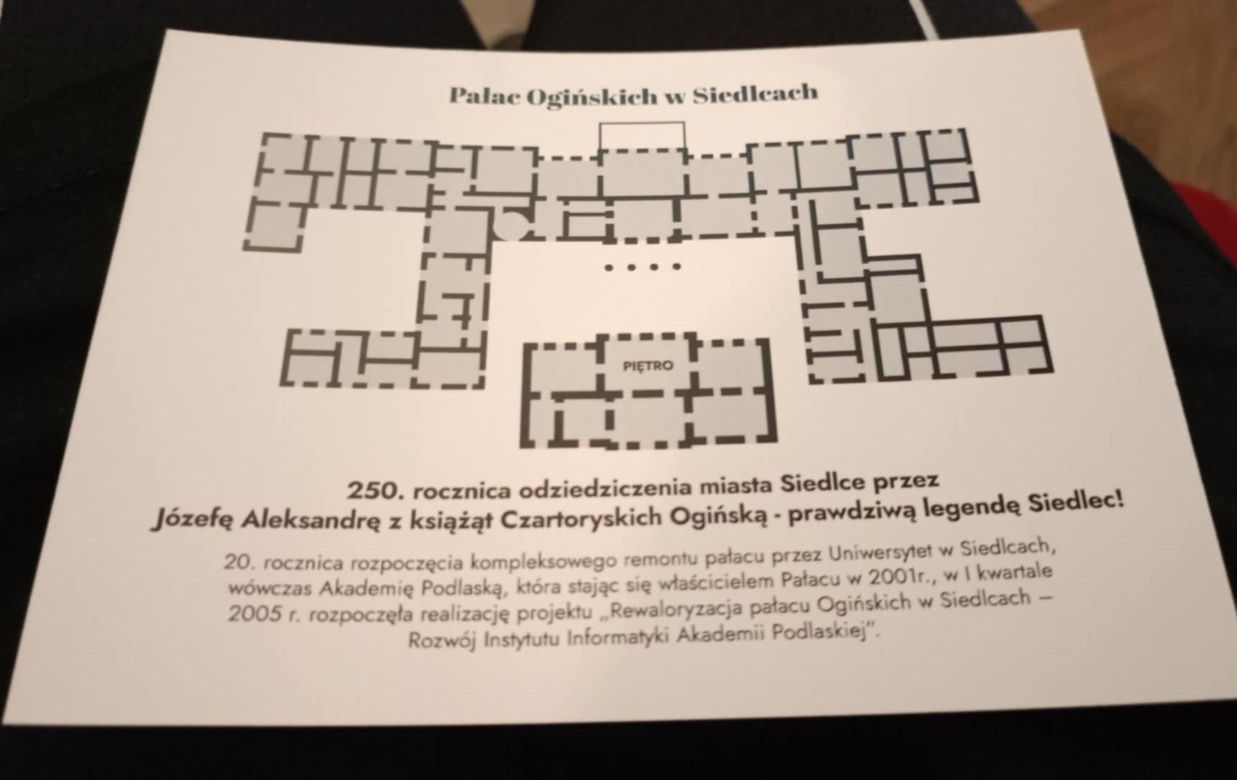 Podczas Nocy Muzeów Siedlczanie mogli poznać historię Pałacu Ogińskich i ciekawostki o mieście