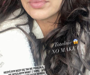 Sylwia Bomba pokazała się bez makijażu