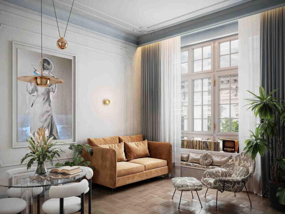 Styl Modern Classic - projekt Hanna Pietras