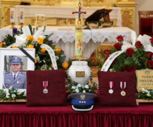 Pogrzeb Marka Swędraka z Komendy Stołecznej Policji