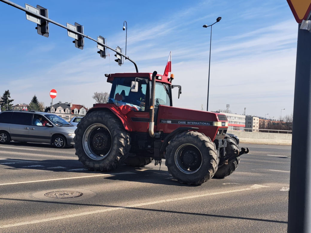 Protest rolników w Krakowie. 20.03.2024