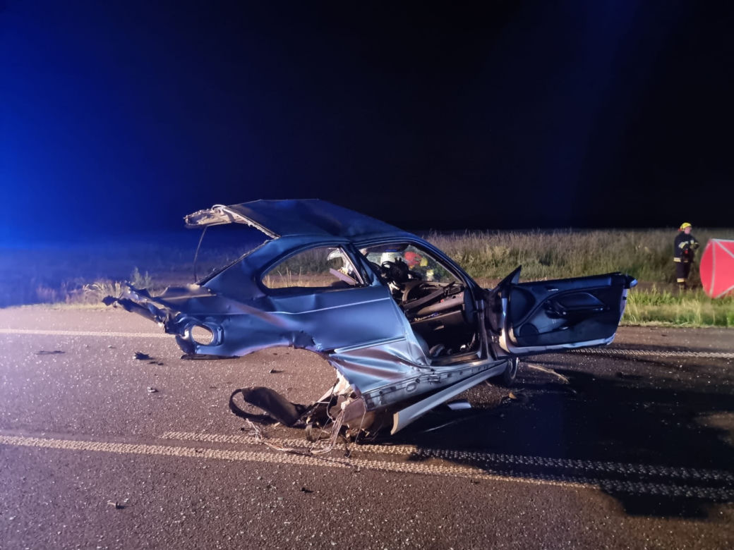 Potężne zderzenie na DK 92! Nie żyje młody kierowca! 