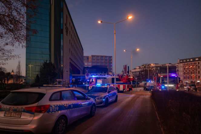 Pożar hotelu Plaza we Wrocławiu. Jedna osoba poniosła śmierć
