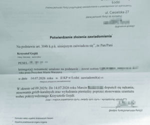 Krzysztof Gojdź boi się o swoje życie
