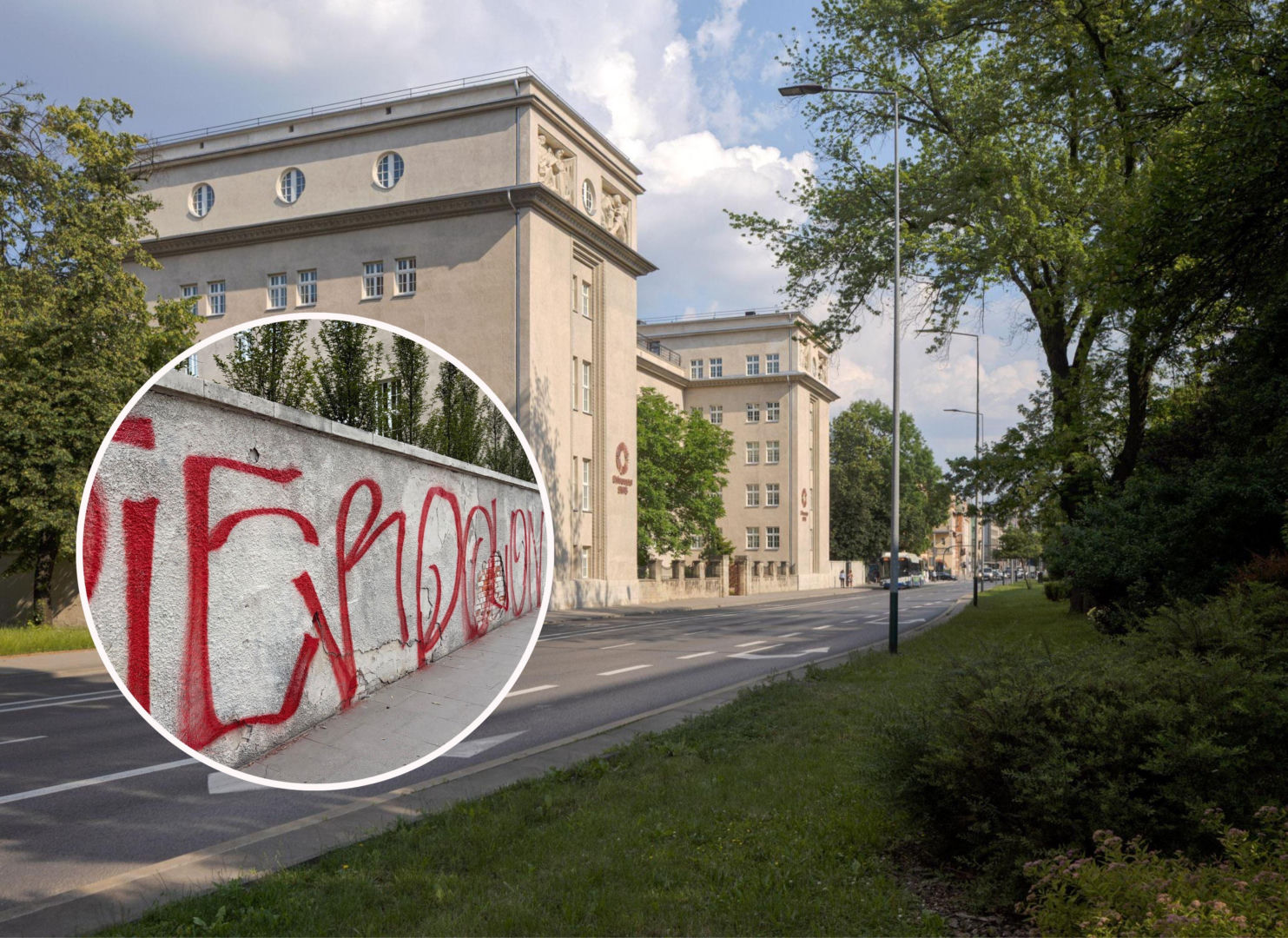 Seminarium Śląskie pobazgrane