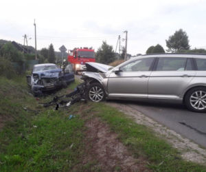 Wypadek w Łączkach Kucharskich