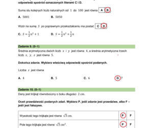 Egzamin ósmoklasisty 2026 matematyka: WSZYSTKIE odpowiedzi do arkusza CKE 12.05.2026