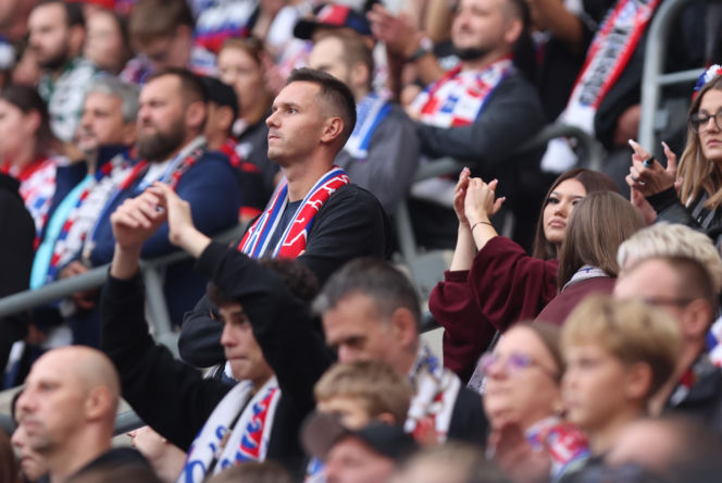 Górnik Zabrze - Lech Poznań: Zdjęcia kibiców i zawodników z meczu 8. kolejki PKO BP Ekstraklasy