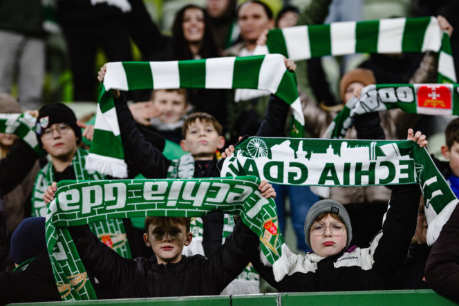 Lechia Gdańsk - Górnik Zabrze, zdjęcia kibiców i zawodników z meczu 18, kolejki PKO BP Ekstraklasy