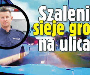 Szaleniec  sieje grozę na ulicach