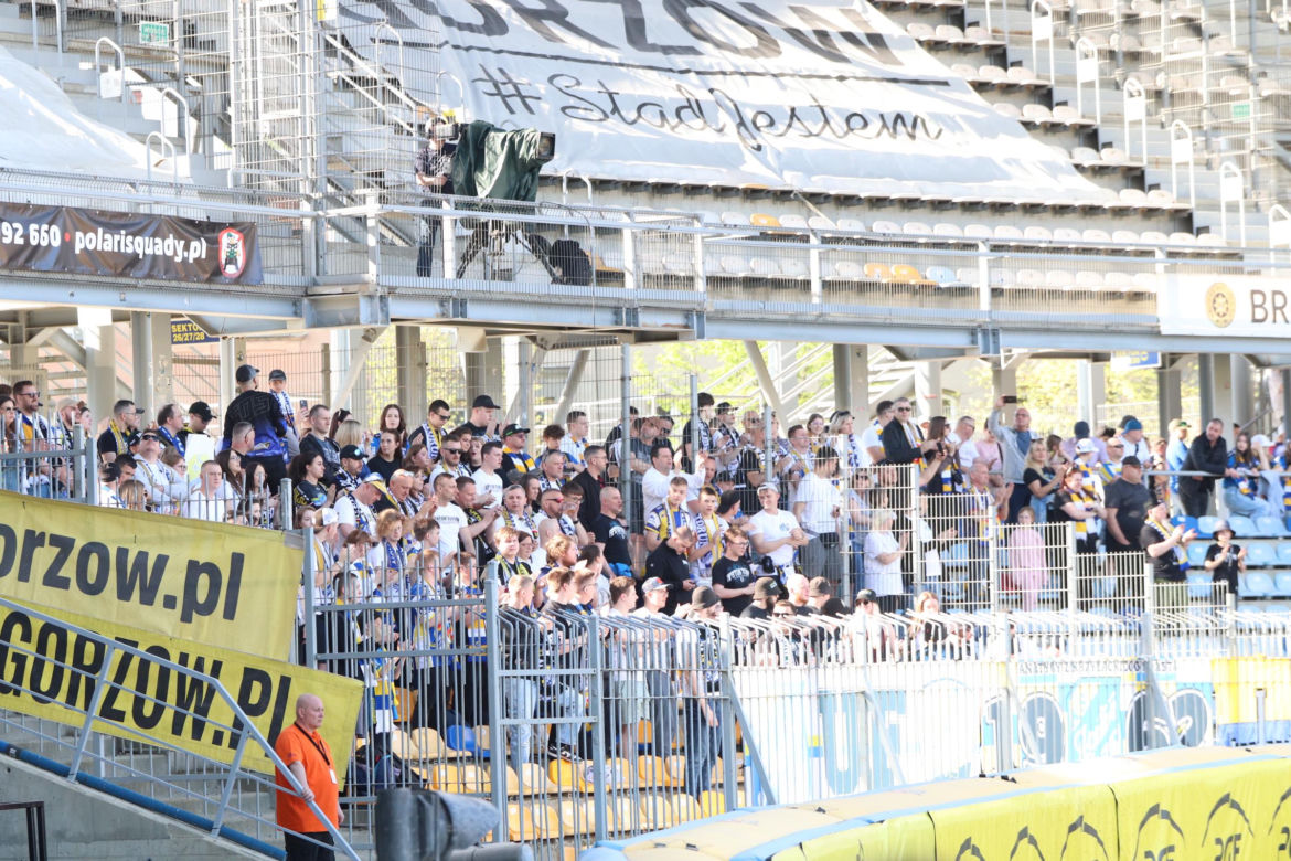 Gezet Stal Gorzów - PRES Grupa Deweloperska Toruń 45:45, zdjęcia kibiców i zawodników