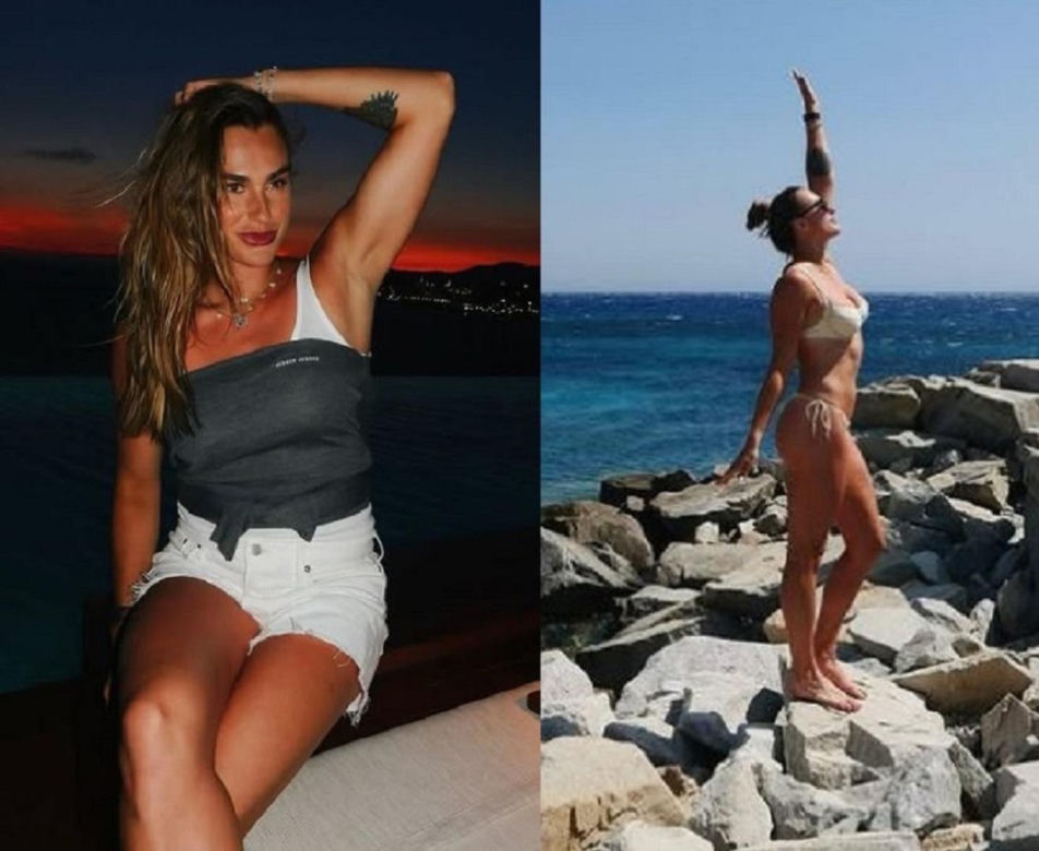 Aryna Sabalenka na wyspie Mykonos