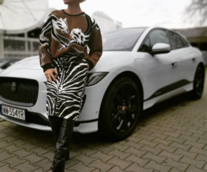 Małgorzata Kożuchowska jeździ elektrycznym Jaguarem I-Pace