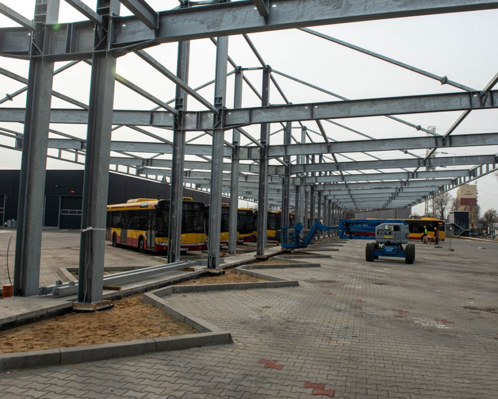 Baza dla autobusów elektrycznych w Łodzi