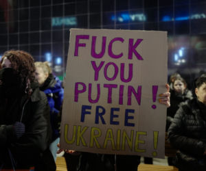 Wojna na Ukrainie. Protest w Katowicach [ZDJĘCIA]