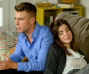 Barwy szczęścia, odcinek 2255. Agata (Natalia Zambrzycka), Patryk (Konrad Skolimowski)