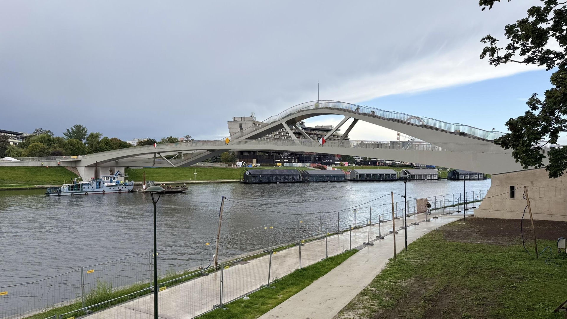 Kładka Kazimierz - Ludwinów w Krakowie - wrzesień 2026