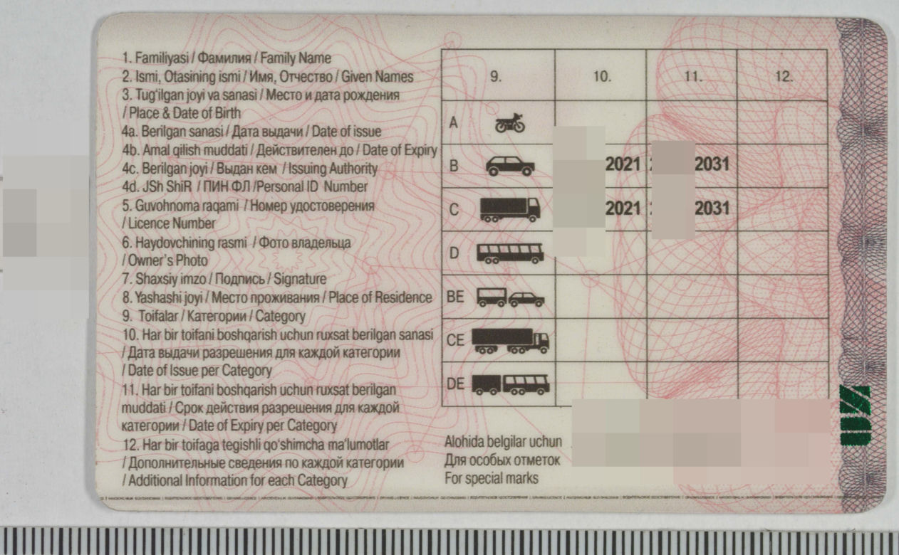 Fałszywe prawo jazdy na granicy