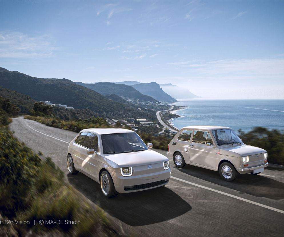 Nowy Fiat 126 - projekt studia MA-DE