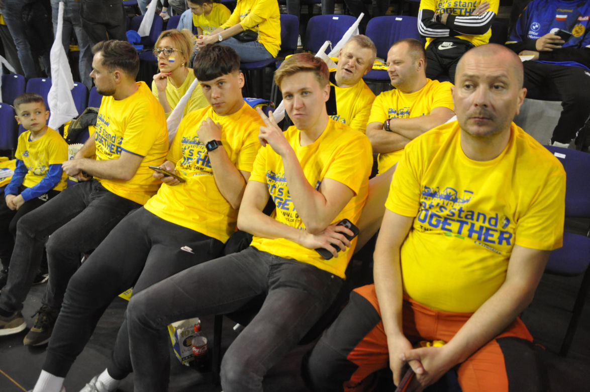Kibice na meczu Industria Kielce - SC Magdeburg