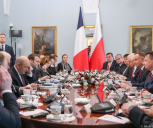 Spotkanie Prezydenta Andrzeja Dudy z Prezydentem Emmanuelem Macronem