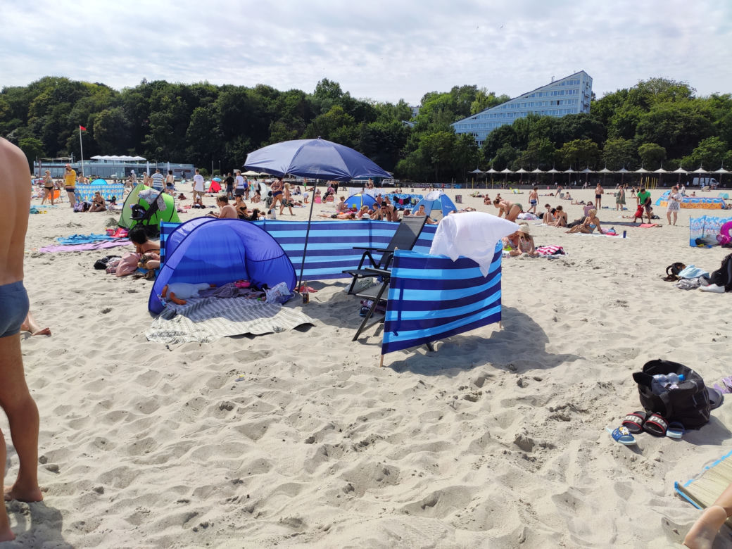 Gdynia, plaża Śródmieście 