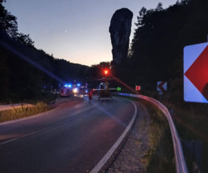 Wypadek śmiertelny pod Maczugą Herkulesa. Nie żyje motocyklista