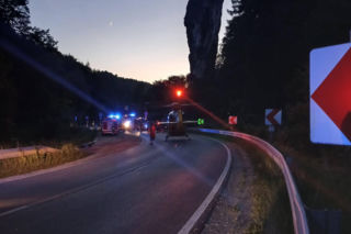 Wypadek śmiertelny pod Maczugą Herkulesa. Nie żyje motocyklista
